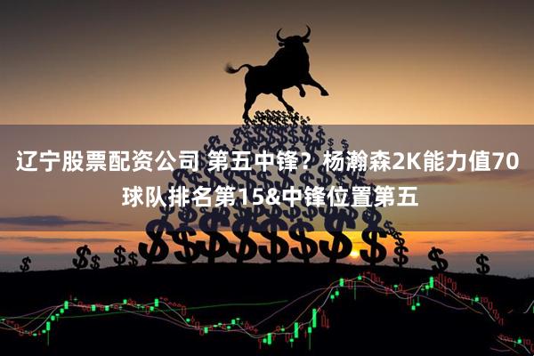 辽宁股票配资公司 第五中锋？杨瀚森2K能力值70 球队排名第15&中锋位置第五